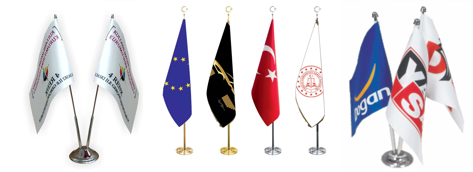 Logo Baskılı Promosyon Bayrak